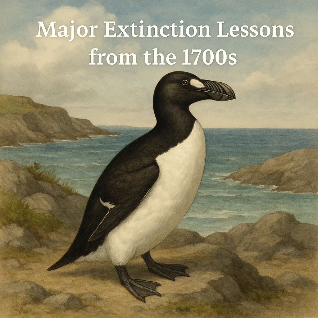 Major Extinction Lessons from the 1700s