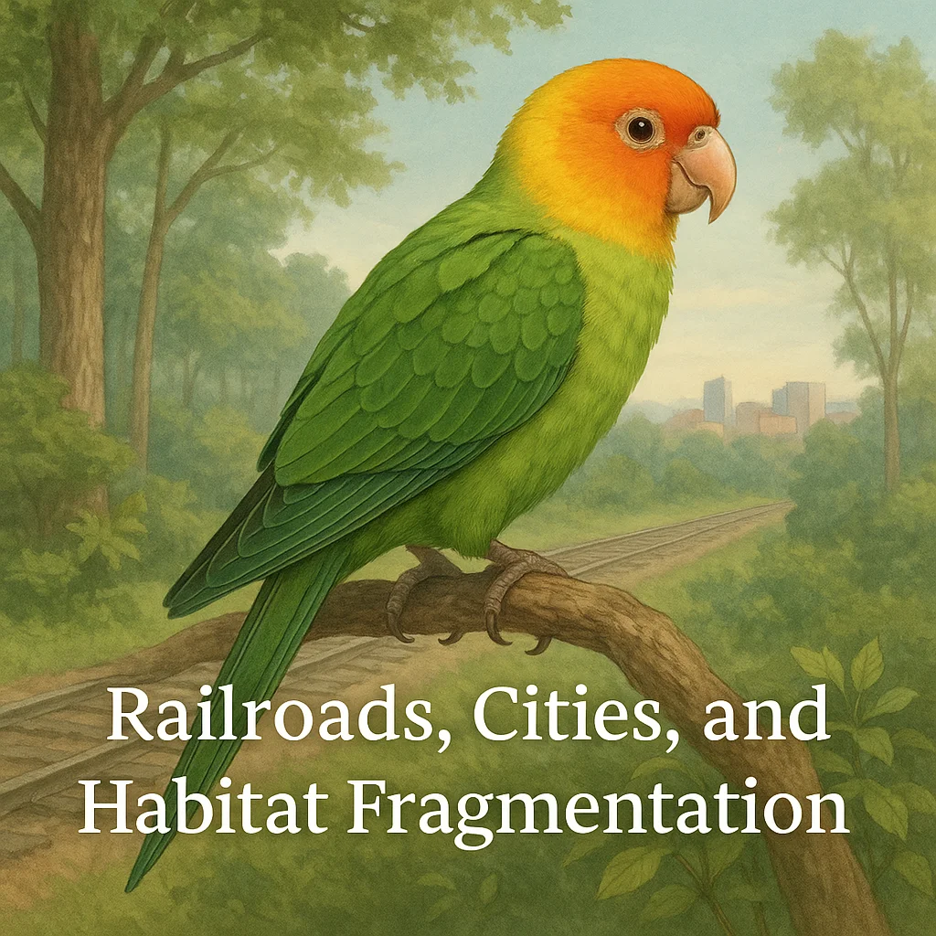 Railroads, Cities, and Habitat Fragmentation
