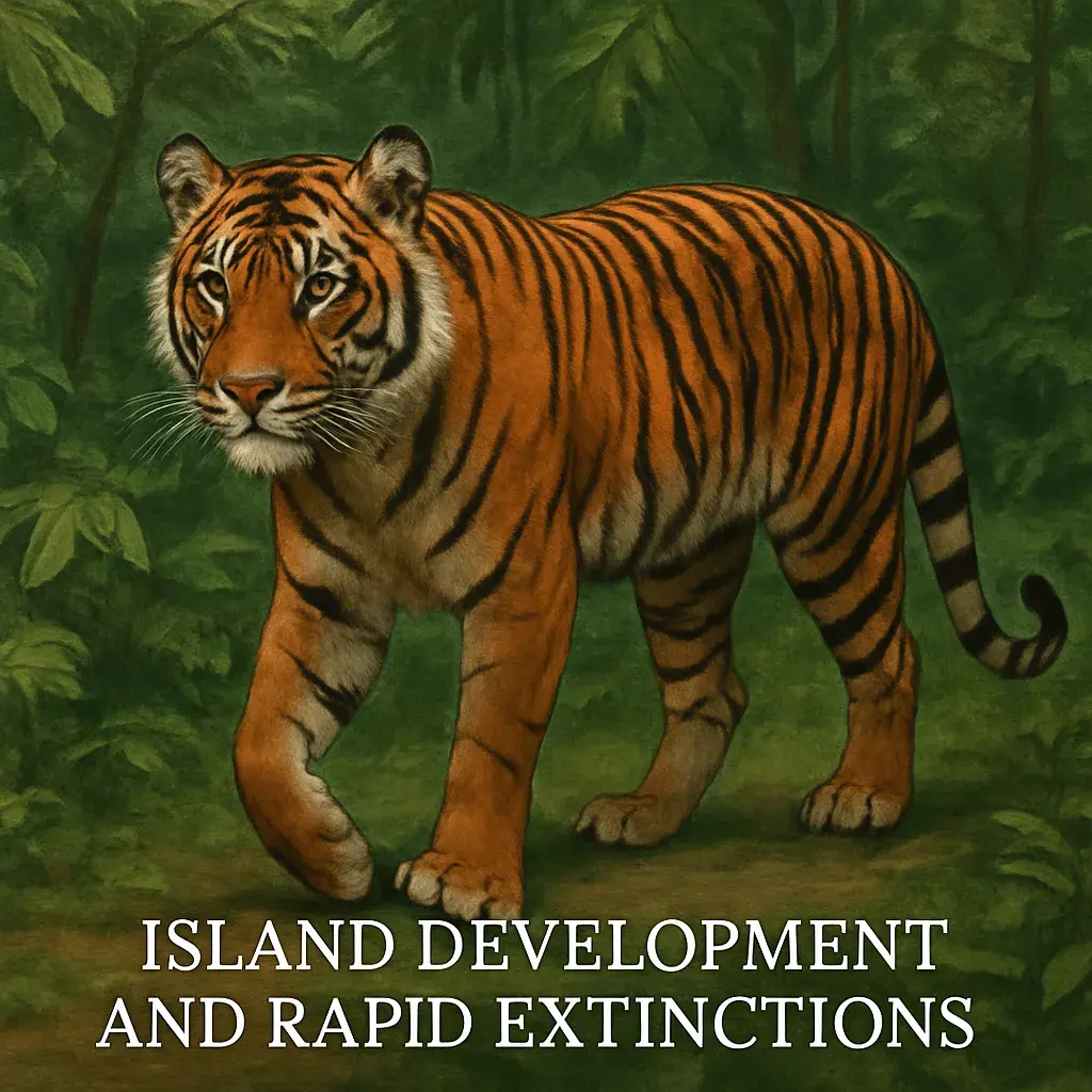 Island Development and Rapid Extinctions
