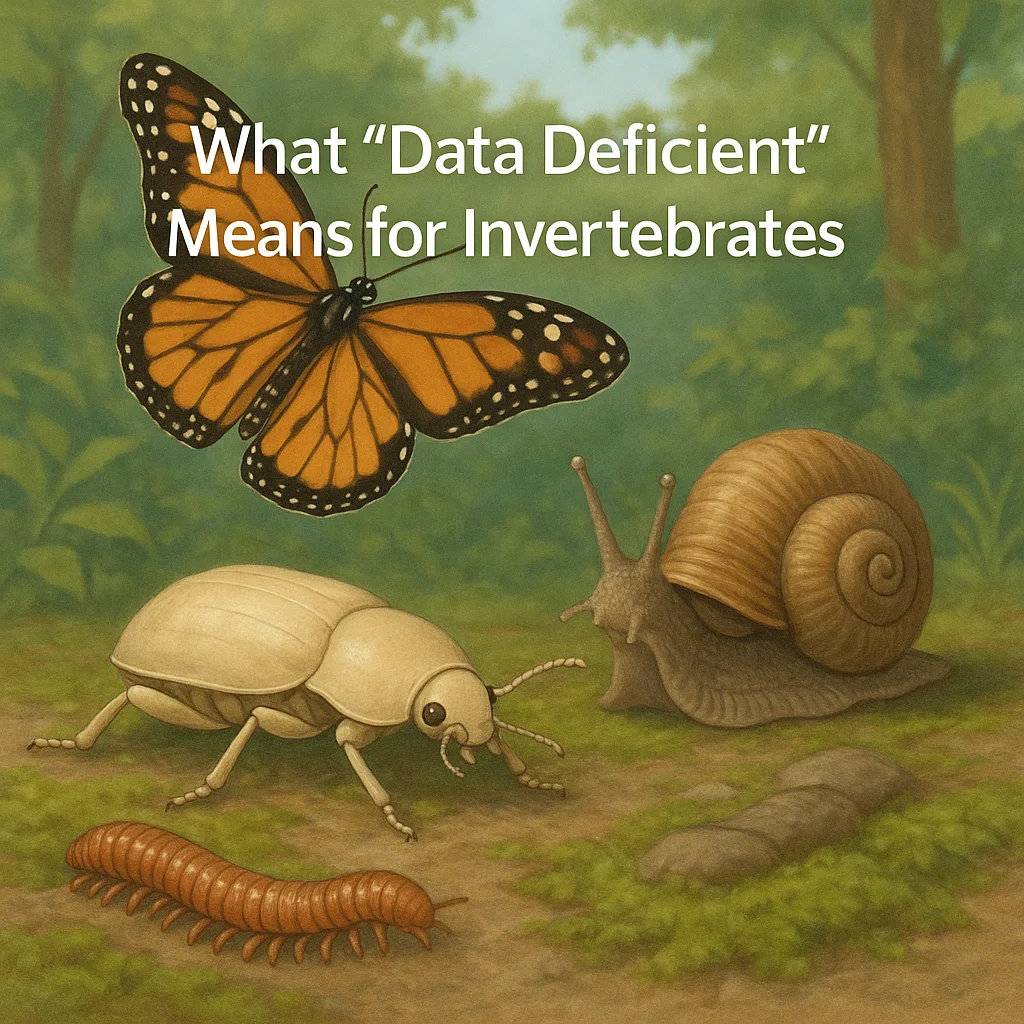 What “Data Deficient” Means for Invertebrates